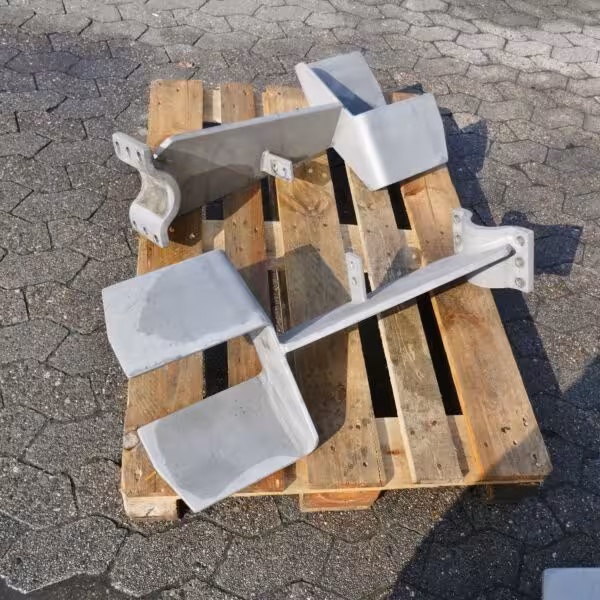 Lame di agitatore in acciaio inox 316 non utilizzate (prezzo completo)