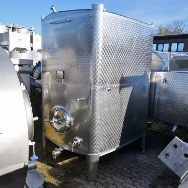 5200 Liter Rechteckbehälter aus V2A