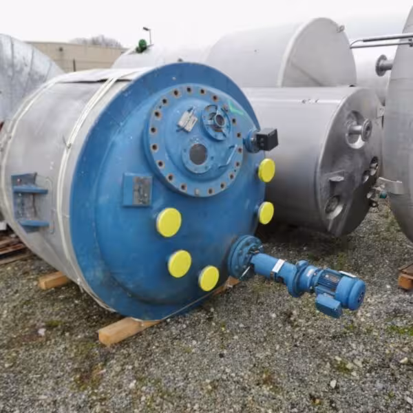 3532 liter heat-/coolable pressure tank, Aisi 316