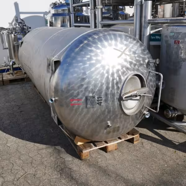 Serbatoio a pressione da 3950 litri in acciaio inox 304