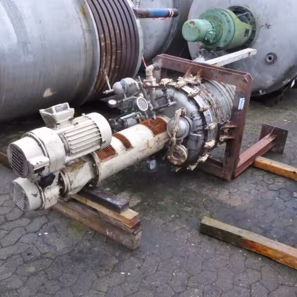 313 Liter  heiz-/kühlbarer Druckbehälter aus V4A