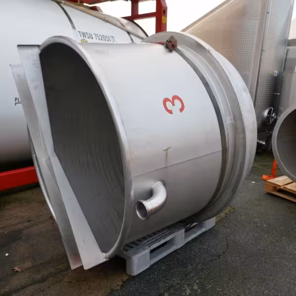 2200 Liter Behälter aus V4A