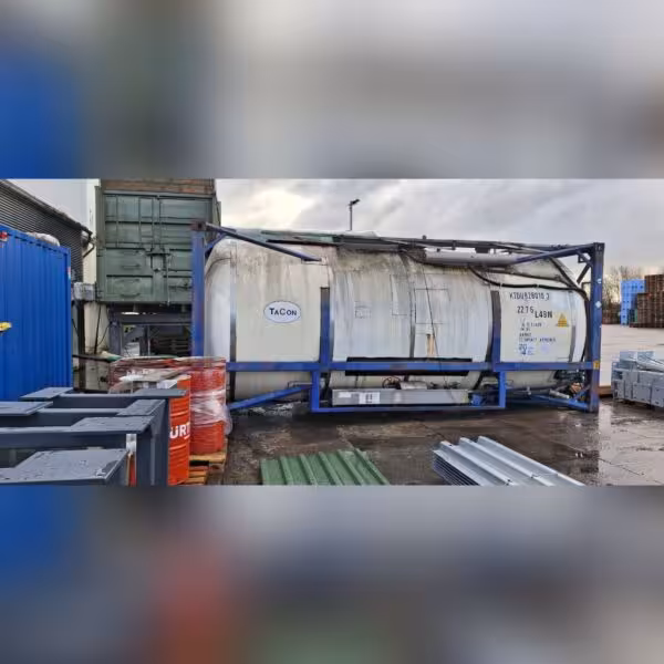 25000 Liter 22T6 ISO-Tankcontainer / heizbarer Druckbehälter aus Edelstahl