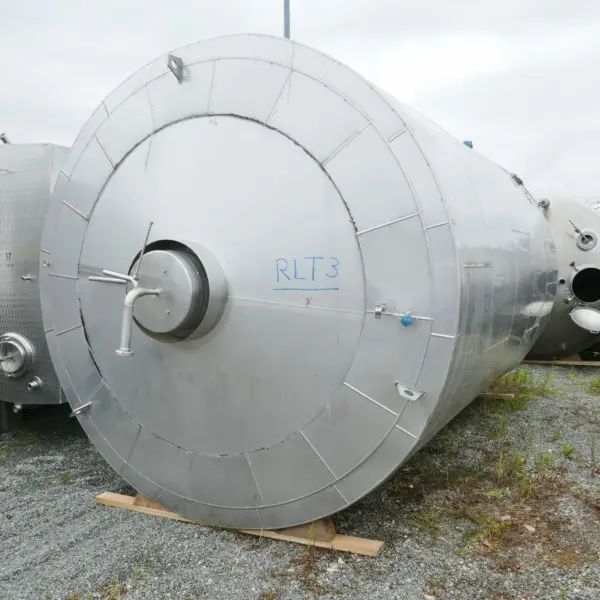30000 liter insulated agitator tank, Aisi 304 with blades agitator