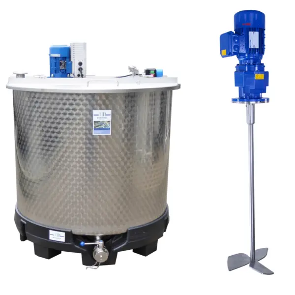 Tanque agitador de 1150 litros nuevo con agitador de hélice lenta (tipo SDE)