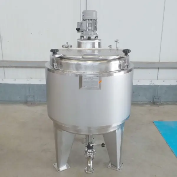 Serbatoio da 1000 litri riscaldabile/raffreddabile in acciaio inox 316, nuovo di fabbrica (agitatore disponibile con sovrapprezzo)