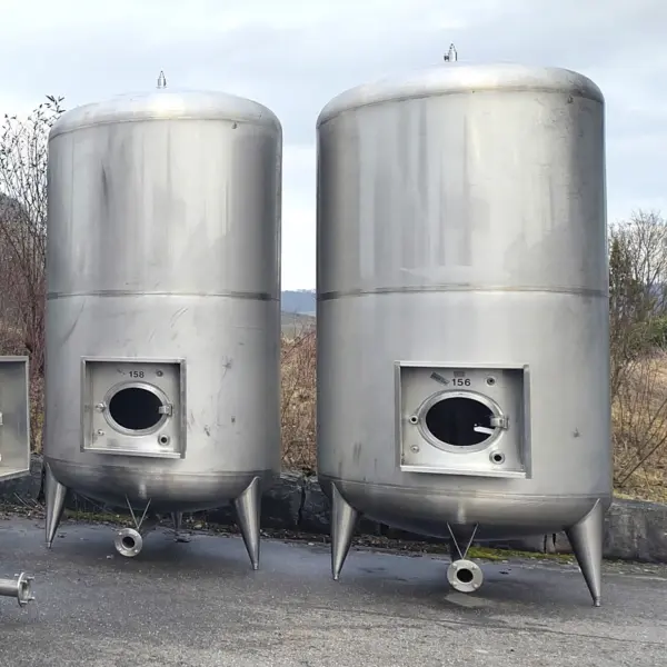 11800 Liter Lebensmittel-Lagerbehälter aus V2A