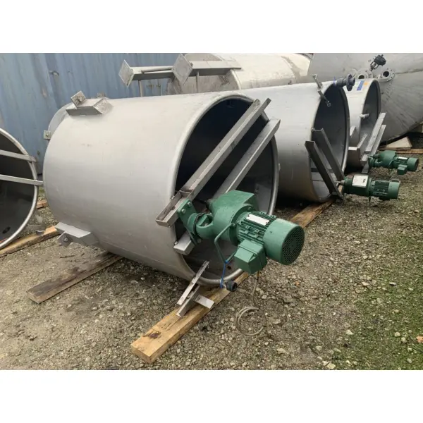 1500 liter agitator tank with propeller agitator, Aisi 304