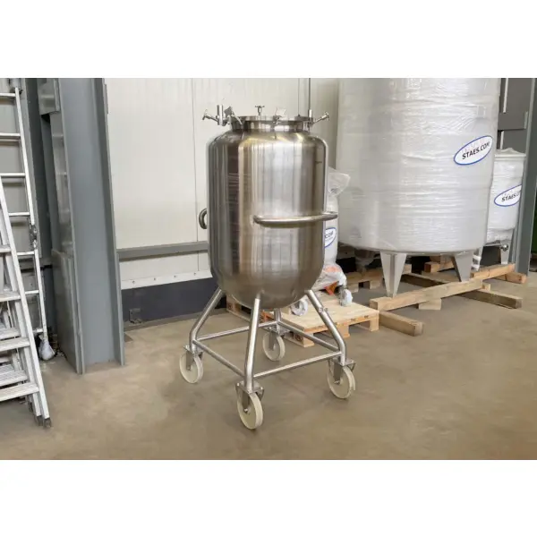 300 Liter mobiler Druckbehälter aus V2A