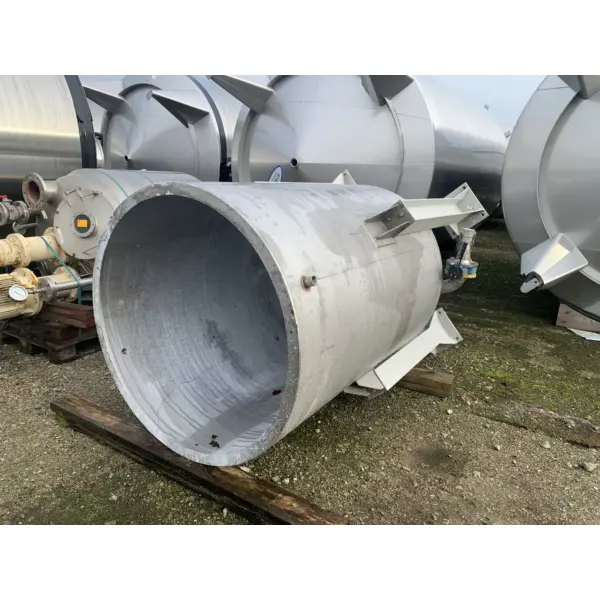 2000 Liter offener Lagerbehälter aus V2A