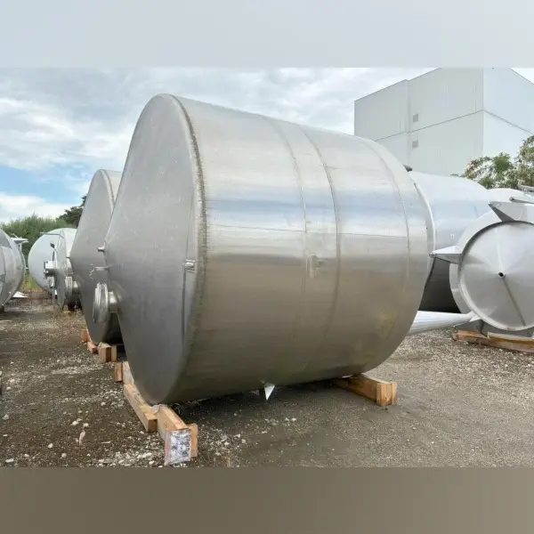 Serbatoio di stoccaggio verticale da 15000 litri, Aisi304