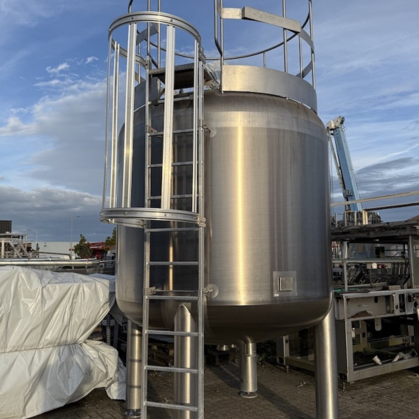 9959 Liter stehender Drucktank aus V2A