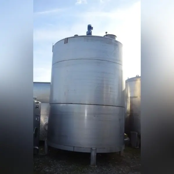 Serbatoio di miscelazione a temperatura controllata da 25000 litri in acciaio inox 304 con agitatore a trave