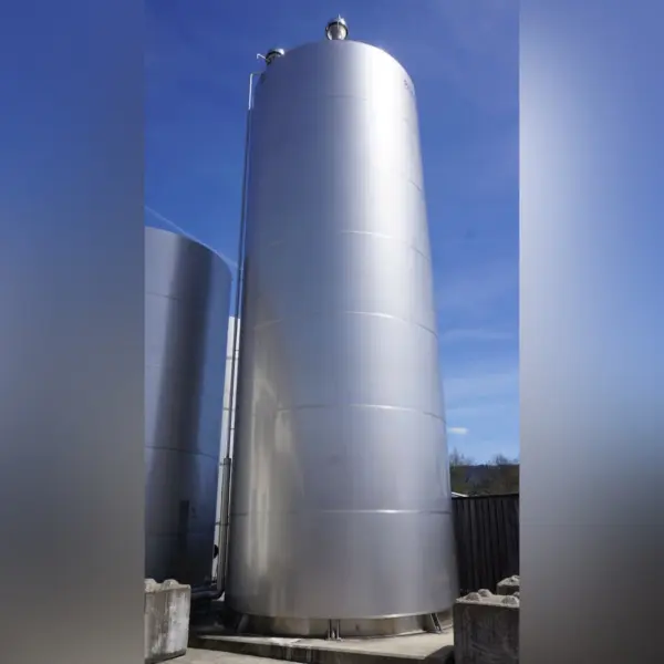 100000 Liter isolierter Lagertank aus V2A