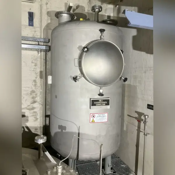 2750 liter pressure tank, Aisi 316