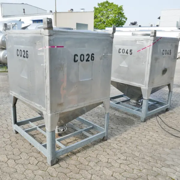 1950 Liter Container aus V2A