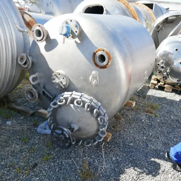 2728 liter vacuum tank, Aisi 316