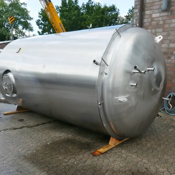 16500 Liter heiz-/kühlbarer Druckbehälter / Steriltank aus V2A