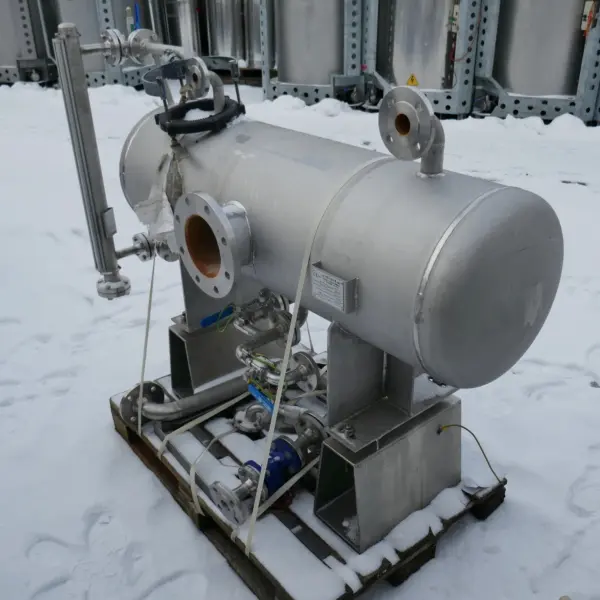 220 liter horizontal pressure vessel made of stainless steel 316