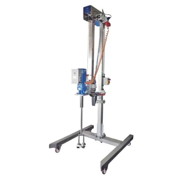 Nuovo supporto in acciaio inox per agitatori per contenitori IBC da 1000 litri