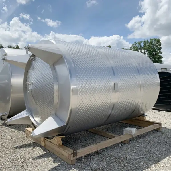 Depósito de acero inoxidable calefactable/refrigerable de 15300 litros nuevo de fábrica en acero inoxidable 316