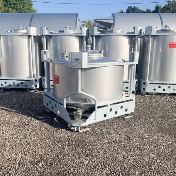 Serbatoio riscaldabile da 565 litri in acciaio inox 304