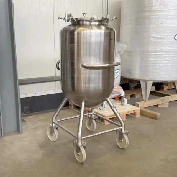 300 liter mobile pressure vessel, AISI304