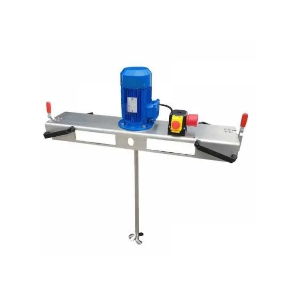 IBC agitator / high-speed container mixer with propeller stirrer (forklift version)