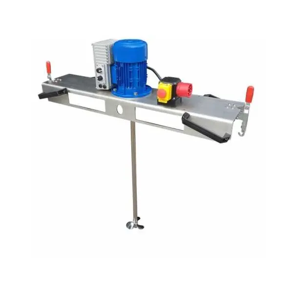 IBC agitator / high-speed container mixer with propeller stirrer at variable speed (forklift version)