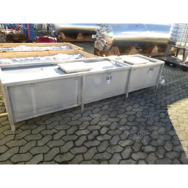 780 Liter rechteckiger Behälter aus V4A