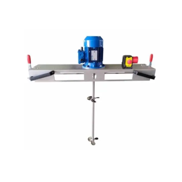 IBC agitator / high-speed container mixer with double propeller stirrer (forklift version)