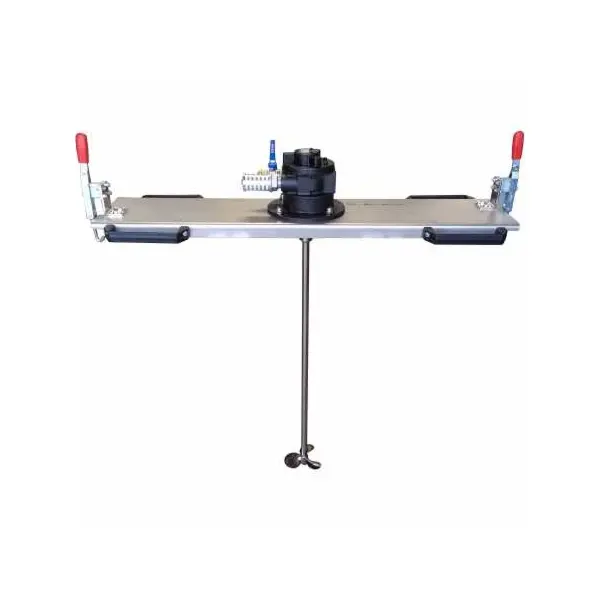 Agitador neumático IBC / agitador de contenedores con accionamiento neumático y agitador de hélice