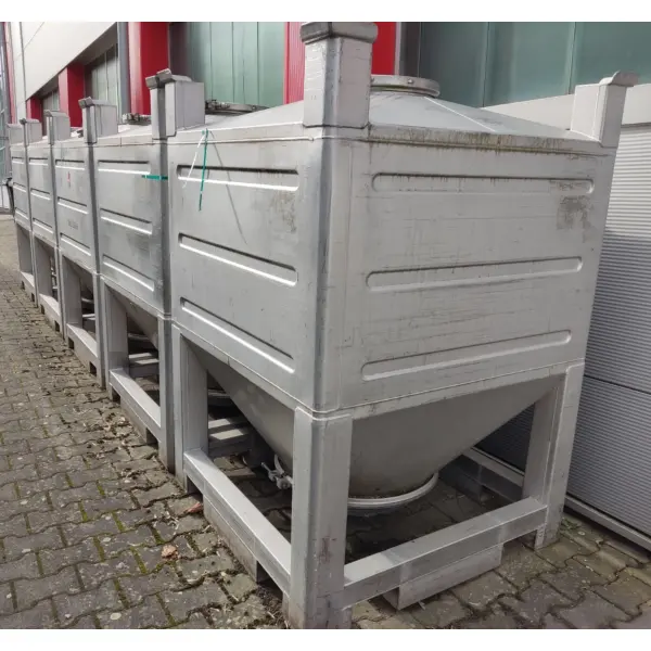 1000 Liter Konuscontainer aus V2A