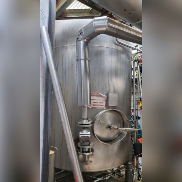 Serbatoio di stoccaggio verticale da 5000 litri in acciaio inox 316