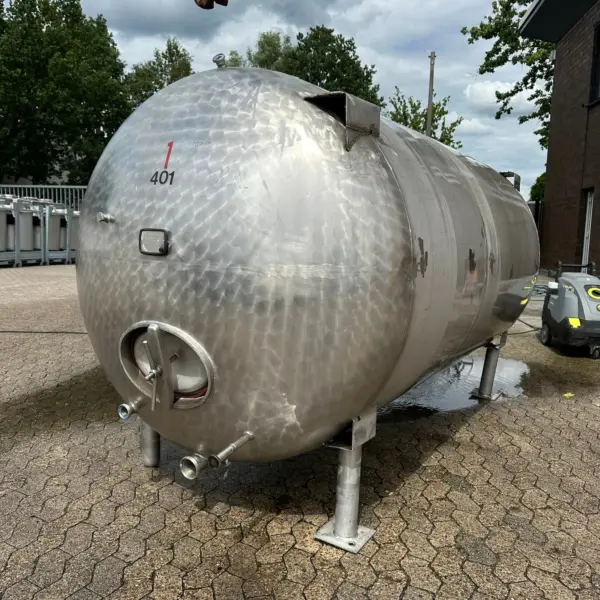 6200 Liter horizontale Druckbehälter aus V2A