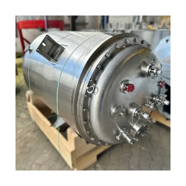 Recipiente a pressione riscaldabile/raffreddabile da 1000 litri in acciaio inox 316 (1.4539), non utilizzato.