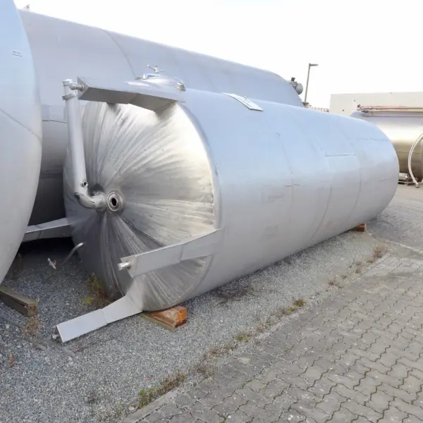 16000 liter agitator tank, Aisi 304 with jet stream mixer