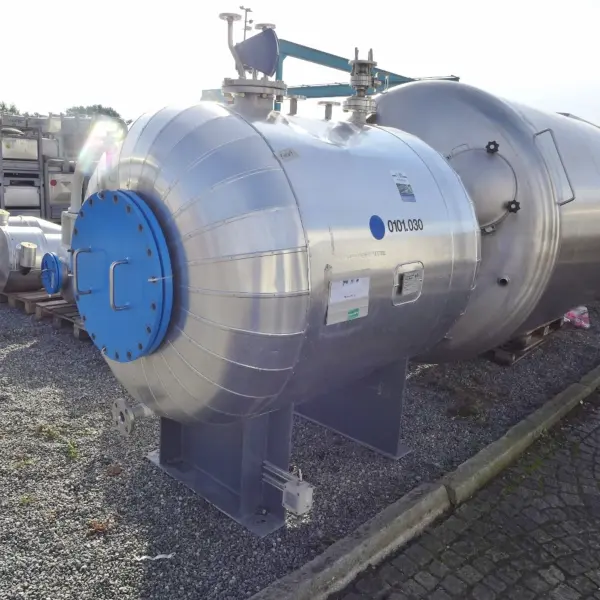 Recipiente in pressione isolato da 1830 litri in acciaio inox 304