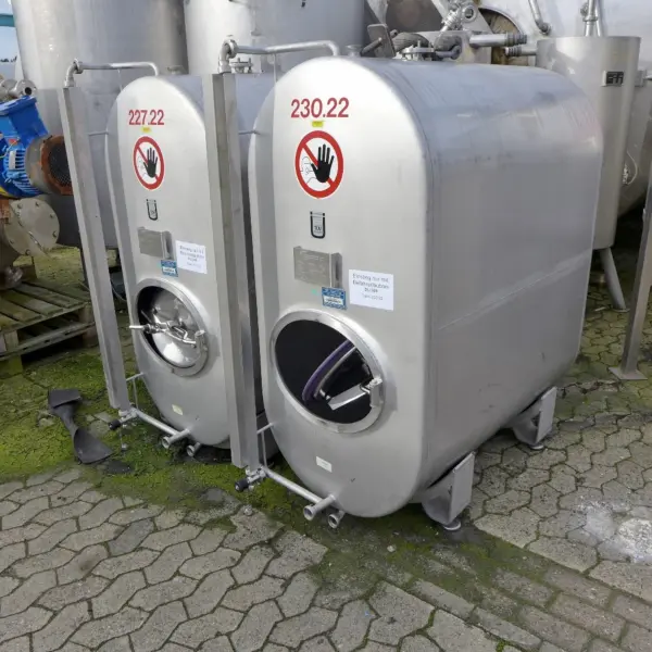 1220 Liter Behälter aus V2A