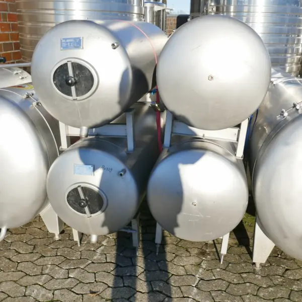 Serbatoio a pressione da 500 litri in acciaio inox 304