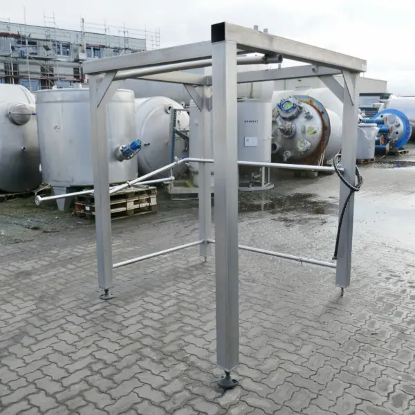 Telaio in acciaio inox (V2A) 2,03 x 2,15 x 2,18 m