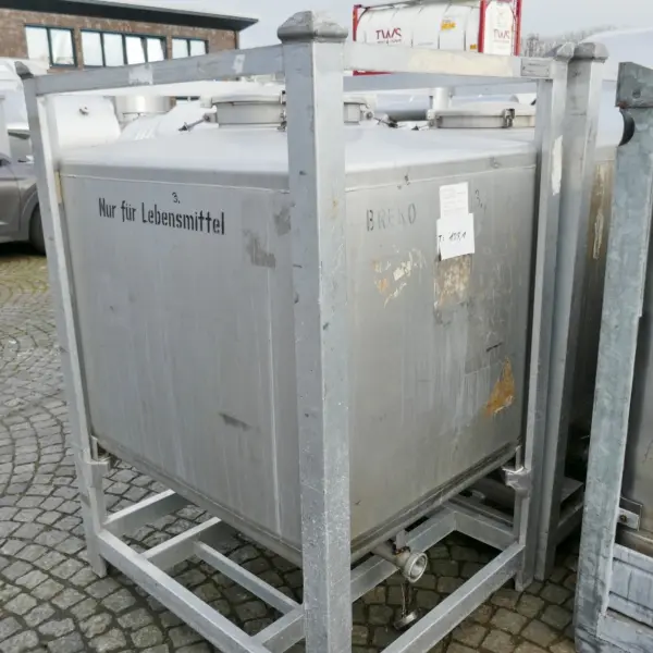 1000 Liter Container aus V2A