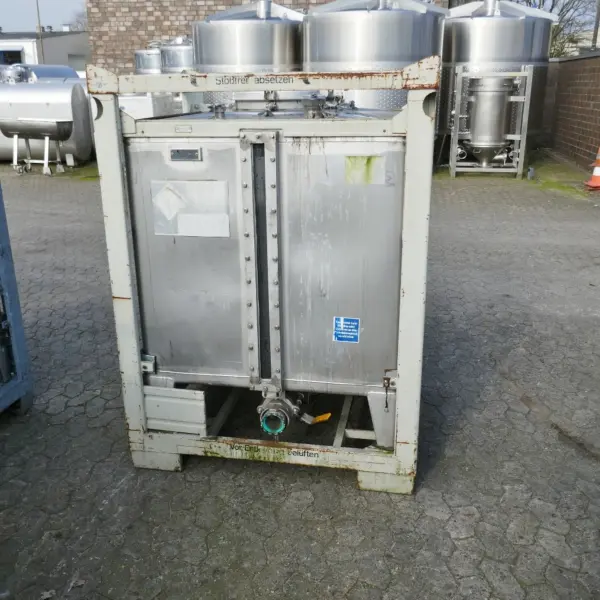 1050 Liter Container aus V2A