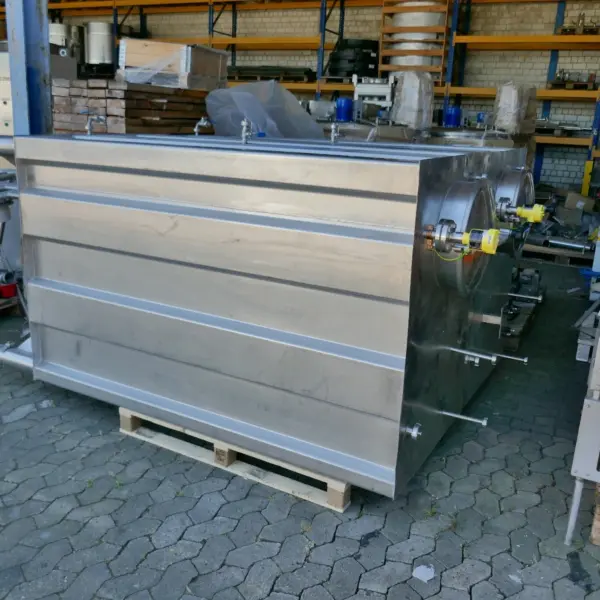 2000 Liter Rechteckbehälter aus V2A