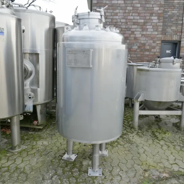 630 Liter werksneuer isolierter Druckbehälter aus V4A