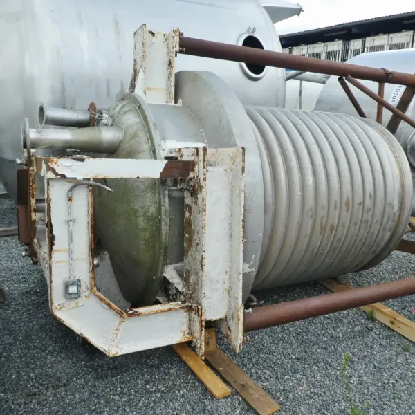2500 Liter heiz-/kühlbarer Behälter aus V2A