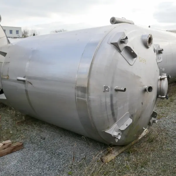 9000 Liter kühlbarer Druckbehälter /Steriltank aus V2A