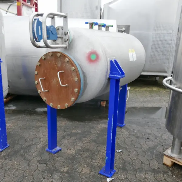 715 Liter horizontaler Druckbehälter aus V4A