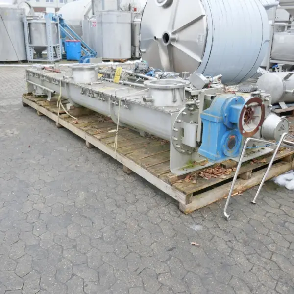 Transportador sinfín de acero inoxidable 316