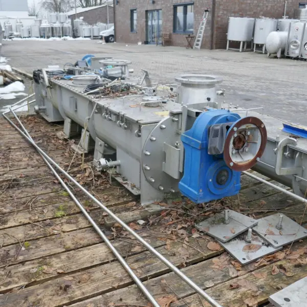 Transportador sinfín de acero inoxidable 316